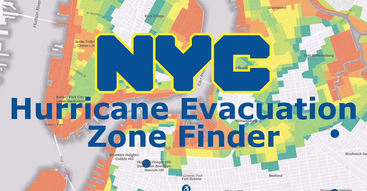 Nyc Evacuation Zone Map